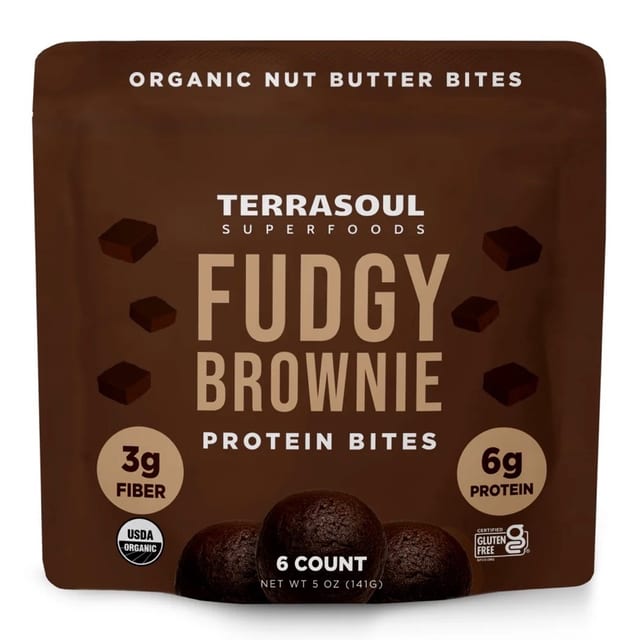 Fudgy Brownie Protein Balls (10g protein).